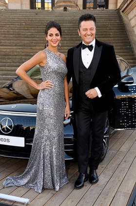 Fatma Said und Piotr Beczala bei der Verleihung des Opus Klassik 2021 im Konzerthaus am Gendarmenmarkt. Berlin, 10.10.2021