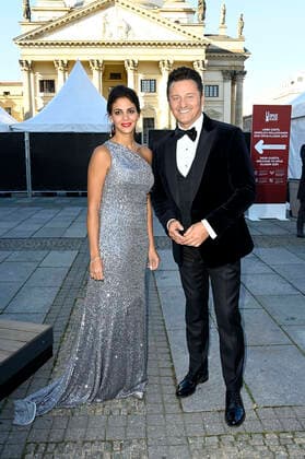Fatma Said und Piotr Beczala bei der Verleihung des Opus Klassik 2021 im Konzerthaus am Gendarmenmarkt. Berlin, 10.10.2021