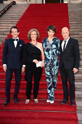Hans-Werner Meyer, Ilka Brecht, Julia Koschitz und Christian Berkel bei der Verleihung des Opus Klassik 2021 im Konzerthaus am Gendarmenmarkt. Berlin, 10.10.2021
