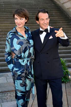 Julia Koschitz und Hans-Werner Meyer bei der Verleihung des Opus Klassik 2021 im Konzerthaus am Gendarmenmarkt. Berlin, 10.10.2021