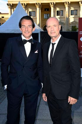 Hans-Werner Meyer und Christian Berkel bei der Verleihung des Opus Klassik 2021 im Konzerthaus am Gendarmenmarkt. Berlin, 10.10.2021