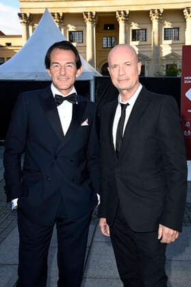 Hans-Werner Meyer und Christian Berkel bei der Verleihung des Opus Klassik 2021 im Konzerthaus am Gendarmenmarkt. Berlin, 10.10.2021