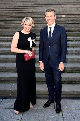 Sabine Heinrich und Frank Briegmann bei der Verleihung des Opus Klassik 2021 im Konzerthaus am Gendarmenmarkt. Berlin, 10.10.2021