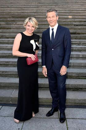 Sabine Heinrich und Frank Briegmann bei der Verleihung des Opus Klassik 2021 im Konzerthaus am Gendarmenmarkt. Berlin, 10.10.2021
