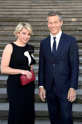 Sabine Heinrich und Frank Briegmann bei der Verleihung des Opus Klassik 2021 im Konzerthaus am Gendarmenmarkt. Berlin, 10.10.2021