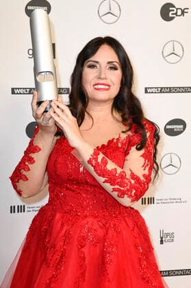 Sonya Yoncheva bei der Verleihung des Opus Klassik 2021 im Konzerthaus am Gendarmenmarkt. Berlin, 10.10.2021