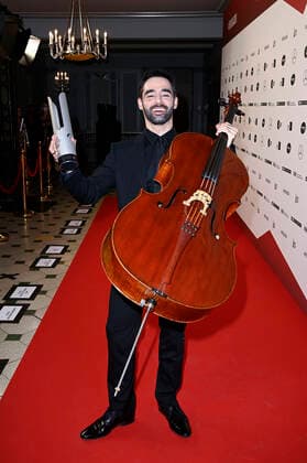 Pablo Ferrandez bei der Verleihung des Opus Klassik 2021 im Konzerthaus am Gendarmenmarkt. Berlin, 10.10.2021