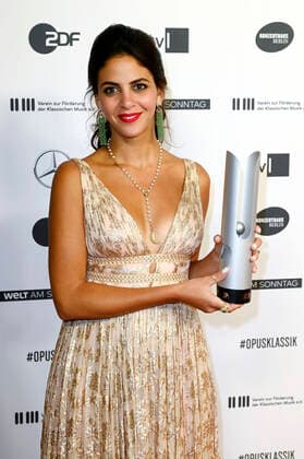Fatma Said bei der Verleihung des Opus Klassik 2021 im Konzerthaus am Gendarmenmarkt. Berlin, 10.10.2021