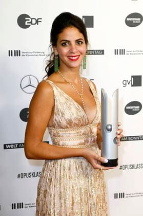 Fatma Said bei der Verleihung des Opus Klassik 2021 im Konzerthaus am Gendarmenmarkt. Berlin, 10.10.2021