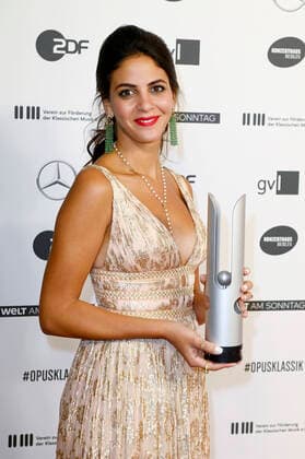 Fatma Said bei der Verleihung des Opus Klassik 2021 im Konzerthaus am Gendarmenmarkt. Berlin, 10.10.2021