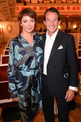 Julia Koschitz und Hans-Werner Meyer bei der Verleihung des Opus Klassik 2021 im Konzerthaus am Gendarmenmarkt. Berlin, 10.10.2021