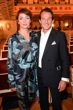 Julia Koschitz und Hans-Werner Meyer bei der Verleihung des Opus Klassik 2021 im Konzerthaus am Gendarmenmarkt. Berlin, 10.10.2021
