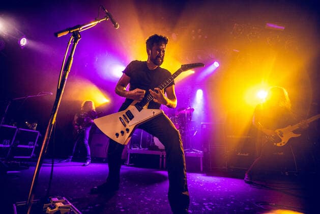 Deville Malmo, Sweden. 08th, October 2021. The Swedish stoner rock band Deville performs a live concert at Kulturbolaget in Malmoe. Malm? Sweden  Copyright: xGonzalesxPhoto JoexMillerx