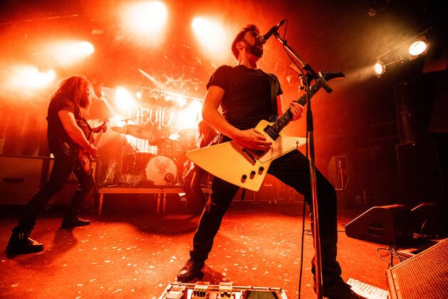 Deville Malmo, Sweden. 08th, October 2021. The Swedish stoner rock band Deville performs a live concert at Kulturbolaget in Malmoe. Malm? Sweden  Copyright: xGonzalesxPhoto JoexMillerx