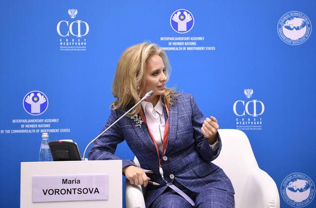 Russia Eurasian Women s Forum 6671669 13.10.2021 National Medical Research Centre of Endocrinology Federal State Budgetary Institution Research Lead, Member of the Presidium of the Russian Association for the Promotion of Science Maria Vorontsova attends The Study of DNA as a Path to Self-Understanding expert session at the Eurasian Women s Forum in St. Petersburg, Russia. Ekaterina Chesnokova Sputnik St. Petersburg Russia  Copyright: xEkaterinaxChesnokovax