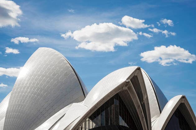 Architektur von Jorn Utzon sydney opera house detail in australia Copyright: xWWW.JACKMALIPAN.NETx 9205236