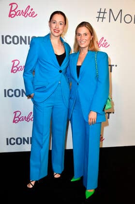 Sarah Köhler und Katharina Bonmann bei der Verleihung des 4. Iconista Award 2021 im Stadtbad Oderberger. Berlin, 14.10.2021