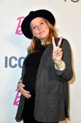 Franziska van der Heide bei der Verleihung des 4. Iconista Award 2021 im Stadtbad Oderberger. Berlin, 14.10.2021