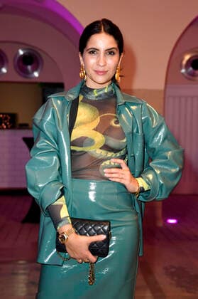 Chryssanthi Kavazi bei der Verleihung des 4. Iconista Award 2021 im Stadtbad Oderberger. Berlin, 14.10.2021