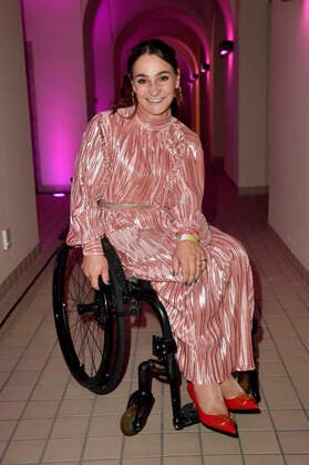 Kristina Vogel bei der Verleihung des 4. Iconista Award 2021 im Stadtbad Oderberger. Berlin, 14.10.2021