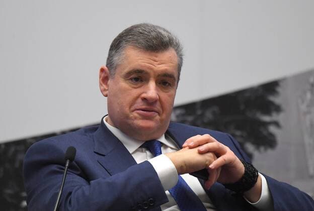 Russia Compatriots Congress 6672961 15.10.2021 Russian State Duma member Leonid Slutsky attends the Seventh World Congress of Compatriots Living Abroad, in Moscow, Russia. Ilya Pitalev Sputnik Moscow Russia  Copyright: xIlyaxPitalevx
