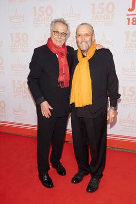 Dieter Kosslik und Leonhard R.Mueller - Verleihung des Askania Award 2021 im Capital Club Berlin am 15.10.2021. Askania Award 2021