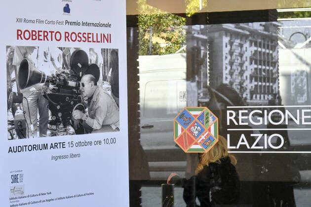 Press conference for the presentation of Roberto Rossellini International Award at Spazio Roma Lazio Film Commission - Oct 15th 2021