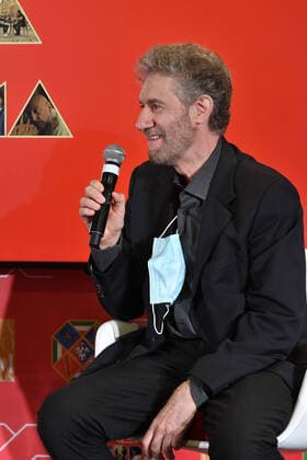 Roberto Petrocchi during the Press conference for the presentation of Roberto Rossellini International Award at Spazio Roma Lazio Film Commission - Oct 15th 2021