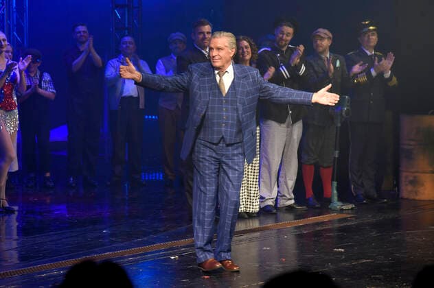 Sigmar Solbach bei der Premiere des Musicals Zeppelin - Das Musical im Festspielhaus Neuschwanstein. Füssen, 16.10.2021