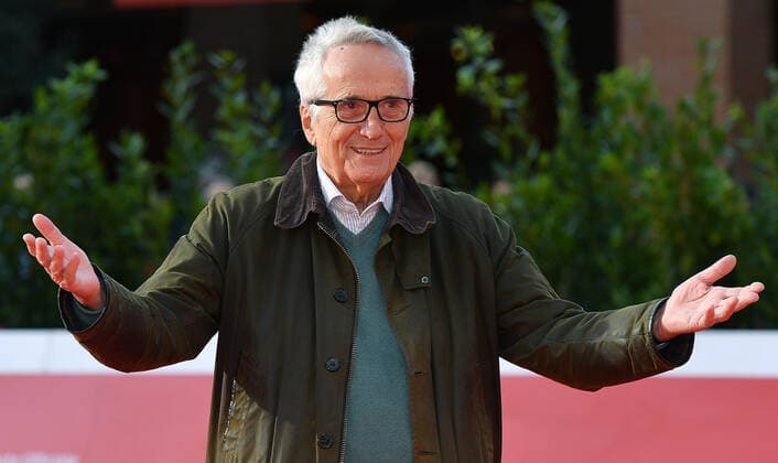 Filmfest Rom, Marco Bellocchio auf dem roten Teppich October 18, 2021, ROME: Italian director Marco Bellocchio poses on the red carpet at the 16th annual Rome International Film Festival, in Rome, Italy, 18 October 2021. The film festival runs from 14 to 24 October. ANSA ETTORE FERRARI. ROME - ZUMAa110 20211018_zaf_a110_052 Copyright: xEttorexFerrarix