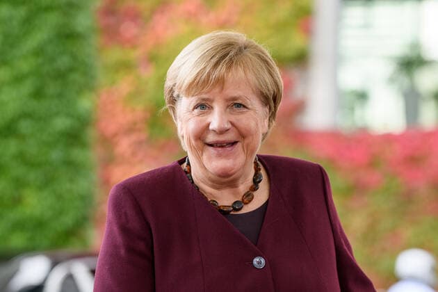 Berlin GER, Berlin, 18.10.21, Mary May Simon bei Bundeskanzlerin Angela Merkel Bundeskanzlerin Angela Merkel , Bildtermin bei der Begruessung der Generalgouverneurin von Kanada - Mary May Simon durch die BKin Dr Angela Merkel, 18.10.2021, Copyright: xEibner-Pressefotox EP_EER