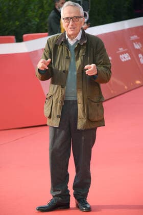 Filmfest Rom, Marco Bellocchio auf dem roten Teppich Foto IPP Gioia Botteghi Roma 18 10 2021 Festa del cinema di Roma , Red carpet Marco Bellocchio Italy Photo Press - World Copyright