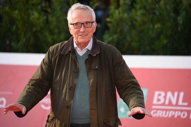 Filmfest Rom, Marco Bellocchio auf dem roten Teppich Foto IPP Gioia Botteghi Roma 18 10 2021 Festa del cinema di Roma , Red carpet Marco Bellocchio Italy Photo Press - World Copyright