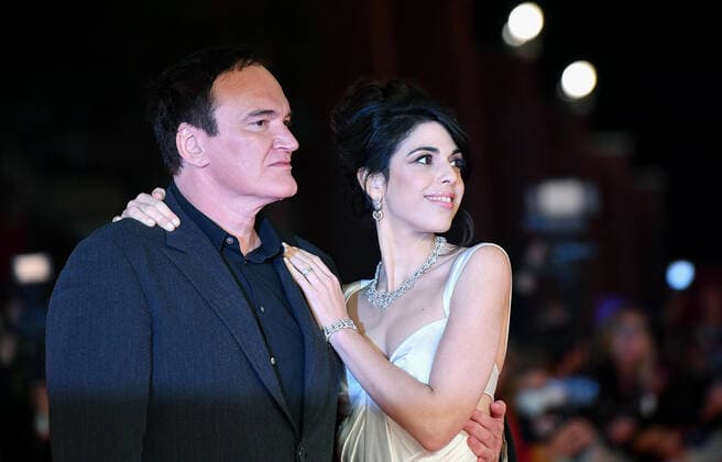 Entertainment Bilder des Tages October 19, 2021, ROME: US director Quentin Tarantino and his wife Daniella Pick (R) pose on the red carpet at the 16th annual Rome International Film Festival, in Rome, Italy, 19 October 2021. The film festival runs from 14 to 24 October. ANSA ETTORE FERRARI. ROME  - ZUMAa110 20211019_zaf_a110_047 Copyright: xEttorexFerrarix