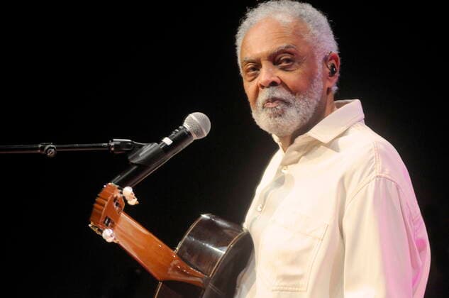 Der ehemalige brasilianische Kulturminister und Sänger Gilberto Gil 2021 in der Essener Philharmonie. Former Brazilian secretary of cultural affairs and singer Gilberto Gil at the Philharmonie Essen 2021. Essen NRW DEU;DE;GERMANY;DEUTSCHLAND;ALLEMAGNE