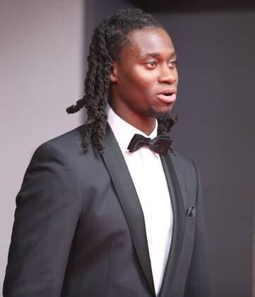22.10.2021 Offenbach, Capirol 32. Hessischer Film- und Kinopreis Eugene Kwaku Asante Boateng ist ein Schauspieler, Choreograf, Tänzer und Model emspor, DFL regulations prohibit any use of photographs as image sequences and or quasi-video