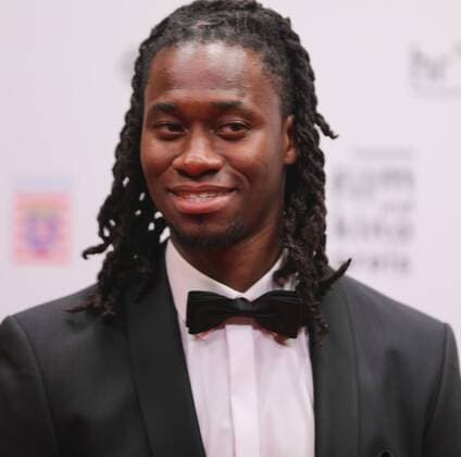 22.10.2021 Offenbach, Capirol 32. Hessischer Film- und Kinopreis Eugene Kwaku Asante Boateng ist ein Schauspieler, Choreograf, Tänzer und Model emspor, DFL regulations prohibit any use of photographs as image sequences and or quasi-video