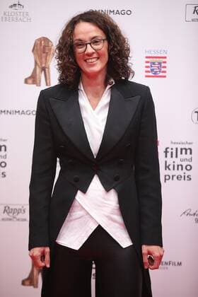 22.10.2021 Offenbach, Capirol 32. Hessischer Film- und Kinopreis Hessens Kunstministerin Angela Dorn emspor, DFL regulations prohibit any use of photographs as image sequences and or quasi-video