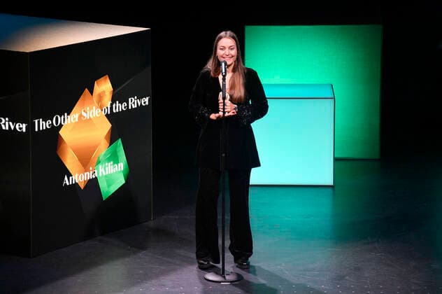 Antonia Kilian bei der 32. Verleihung des Hessischen Film- und Kinopreises im Capitol Theater. Offenbach, 22.10.2021