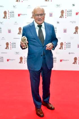 Volker Schlöndorff bei der 32. Verleihung des Hessischen Film- und Kinopreises im Capitol Theater. Offenbach, 22.10.2021