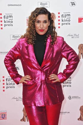 Hessischer Film- und Kinopreis 2021. Tijen Onaran anläßlich der Verleihung des 32. Hessischen Film- und Kinopreises am Abend des 22.10.2021im Capitol Offenbach. 20211022MWI14584