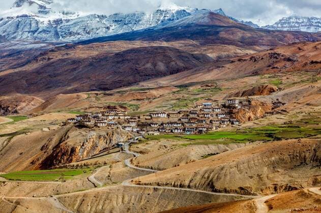  Kibber village high in Himalayas. Spiti Valley, Himachal Pradesh, India, 14.10.2020, Copyright: xf9photosx Panthermedia28398284