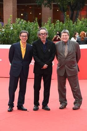 Roma Cinema Fest 2021, Film Fest, Tim Burton s Red Carpet. In the photo: Antonio Monda, Tim Burton and Richard Pena  Copyright: xMaurizioxD Avanzox xIPAx xDxAvanzo Provvisionatox
