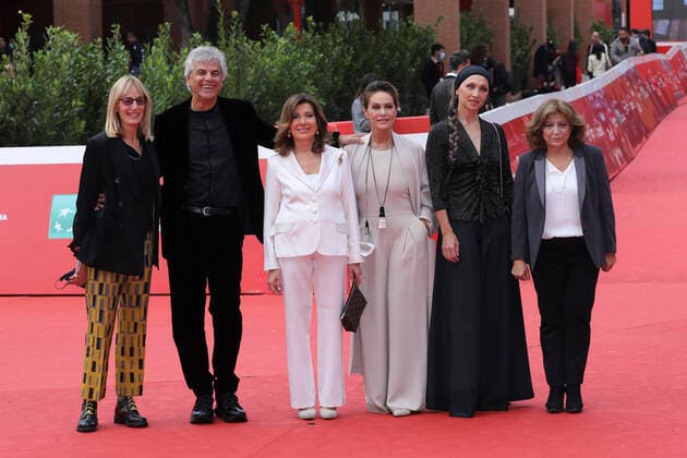 Roma Cinema Fest 2021, Rome Film Fest, Red carpet film Cry for a new renaissance . In the photo: Francesca Via, Stefano Mainetti, Maria Elisabetta Alberti Casellati, Elena Sofia Ricci, Elisa Barucchieri, Laura Delli Colli  Copyright: xMarcoxProvvisionatox xIPAx xDxAvanzo Provvisionatox