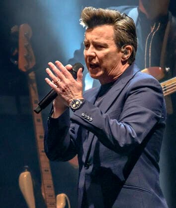Den engelske singer-songwriter, Rick Astley paa scenen i Royal Arena i Koebenhavn loerdag den 23. oktober 2021. , Copenhagen Copyright: TorbenxChristensen TorbenxChristensenx COP200 spdk20211024-002011-L