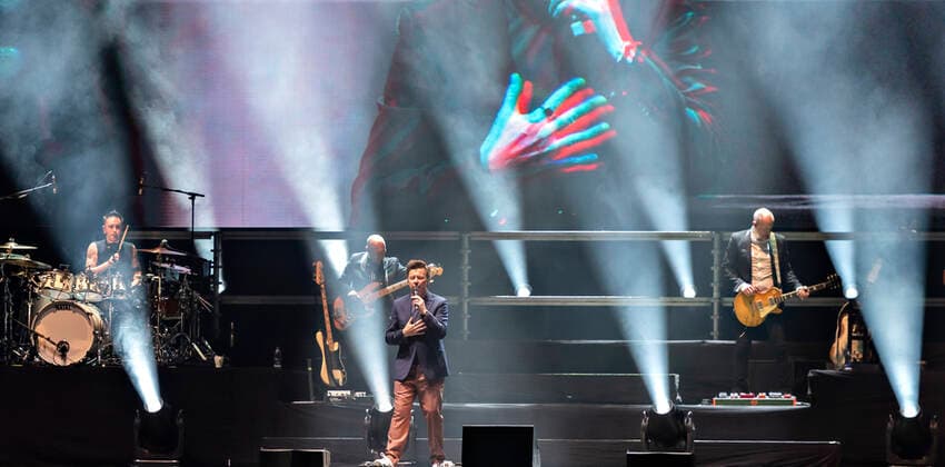 Den engelske singer-songwriter, Rick Astley paa scenen i Royal Arena i Koebenhavn loerdag den 23. oktober 2021. , Copenhagen Copyright: TorbenxChristensen TorbenxChristensenx COP200 spdk20211024-002103-L