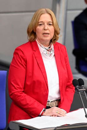 Bärbel Bas in der konstituierenden Sitzung des 20. Deutschen Bundestages im Reichstagsgebäude. Berlin, 26.10.2021