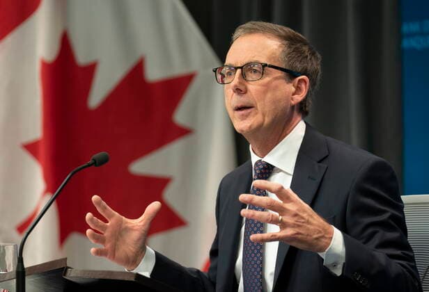 October 27, 2021, Ottawa, on, Canada: Bank of Canada Governor Tiff Macklem speaks during a news conference, in Ottawa, Wednesday, Oct. 27, 2021. Ottawa Canada  - ZUMAc35_ 20211027_zaf_c35_041 Copyright: xAdrianxWyldx