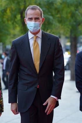 October 27, 2021, Madrid, Spain: King Felipe VI attends the delivery of the Doctor Juan Abarca Abarca Prize international medical science award at the Ritz hotel. Madrid Spain - ZUMAs197 20211027_zaa_s197_271 Copyright: xAtilanoxGarciax