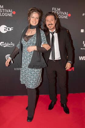 Karin Angele und Schauspieler Dean Baykan bei der Verleihung der Film Festival Cologne Awards 2021 auf dem 31. Film Festival Cologne 2021 im E-Werk. Köln, 28.10.2021